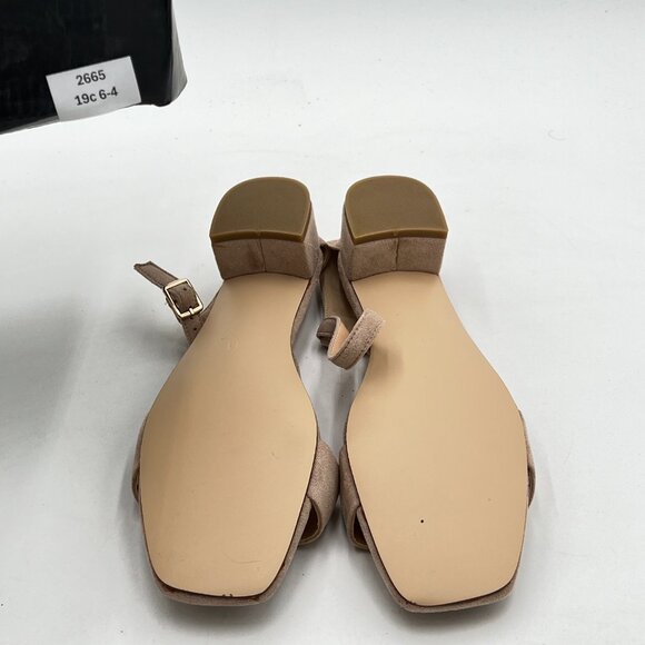 XYD Heels for Women, Open Toe, Ankle Strap, Buckled Low Chunky Block Pumps for W - Picture 7 of 8